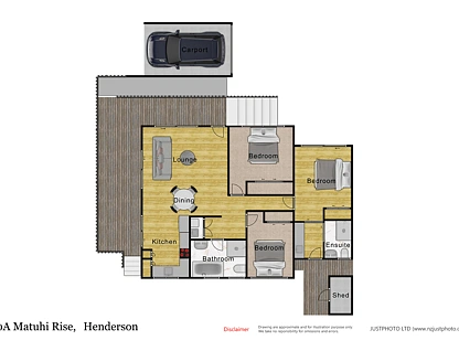 1/40 Matuhi Rise, Henderson, Waitakere City, 3 Kuwarto, 2 Banyo, House