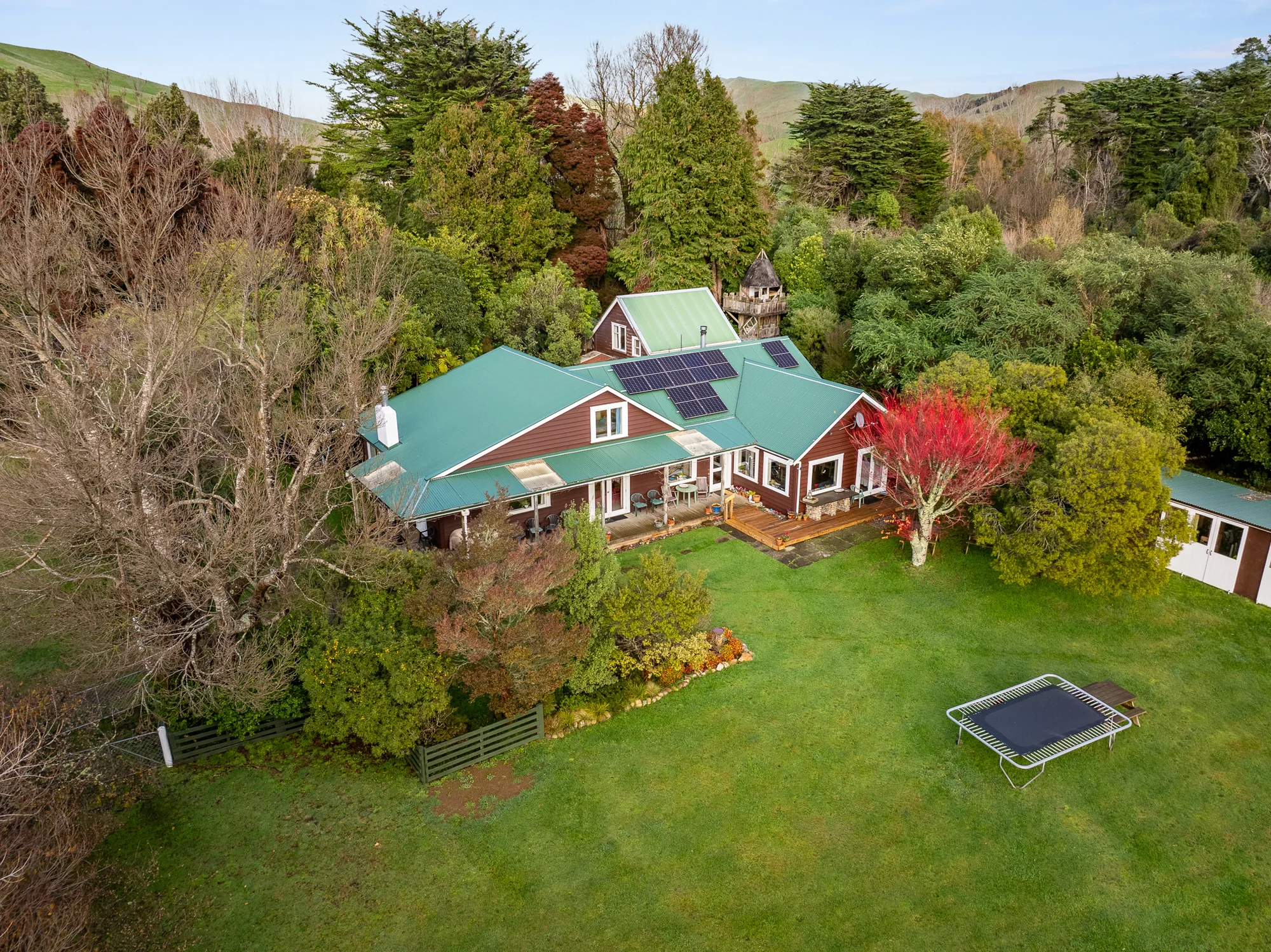 Kiriwhakapapa 6Kwarto Serene 13 Acres, 2 Dwellings