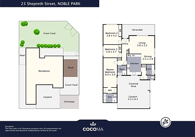 23 Shepreth Avenue, Noble Park, VIC 3174, 3 Bedrooms, 2 Bathrooms, House