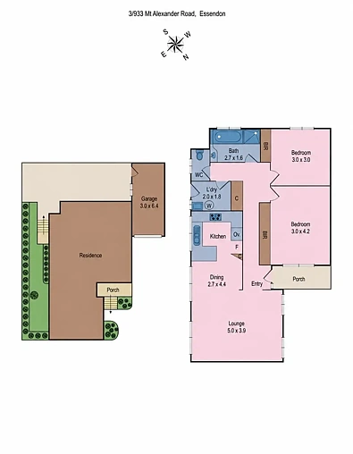 Unit 3/933 Mt Alexander Road, Essendon, VIC 3040, 2 slaapkamers, 1 badkamers, House