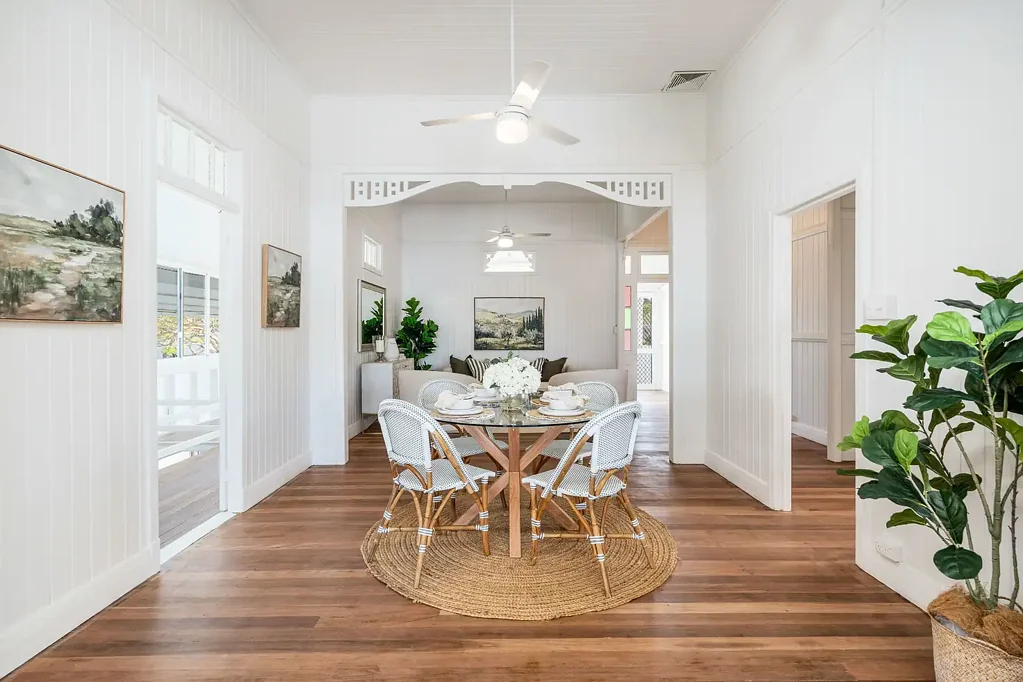 Granville 3 Bedroom Elegant Queenslander with Fraser Island Timber Floors, Saltwater Pool & Modern Family Comfort

11 Wolseley Street, Granville