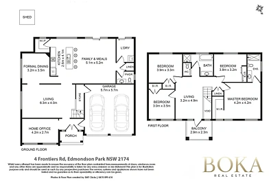 4 Frontiers Road, Edmondson Park, NSW 2174, 5房, 2浴, House