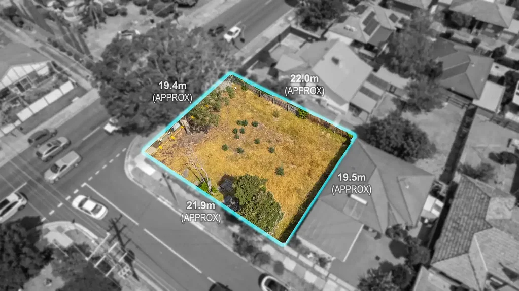 Noble Park 转角地块 427平米 优质位置 灵活设计 图纸就绪 交通便利 增值潜力 Corner Block with Plans to Build Your Dream Home!