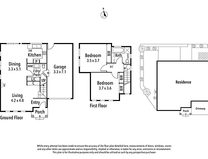 6/147 Waiora Road, Heidelberg Heights, North Melbourne, 2 غرف, 1 حمامات, Townhouse