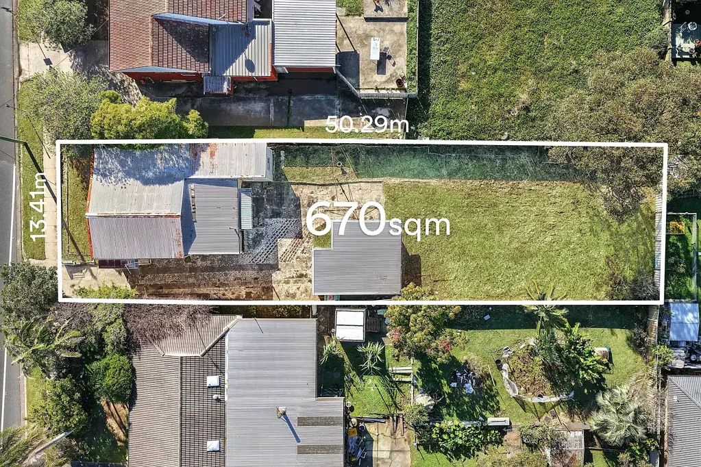 Long Jetty 3 Bedroom High set 670sqm block with a 13.41m frontage and 50.29m depth