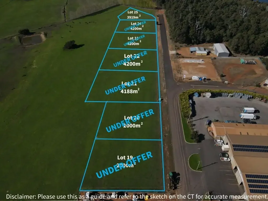 Manjimup Prime Industrial Lots - Only 1 more remaining!