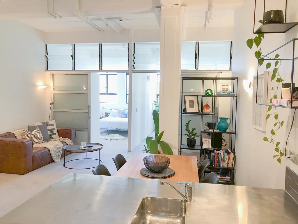 Auckland Central 2 Slaapkamer Light, Space & Parking with NY Loft Vibes