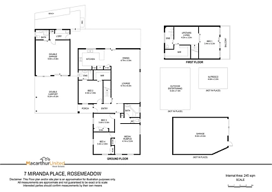 7 Miranda Place, Rosemeadow, NSW 2560, 4房, 4浴, House