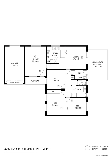 4/37 Brooker Terrace, Richmond, SA 5033, 3房, 1浴, Unit