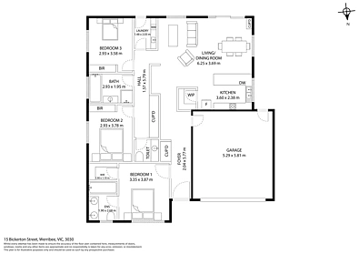 15 Bickerton Street, Werribee, VIC 3030, 3 slaapkamers, 2 badkamers, House