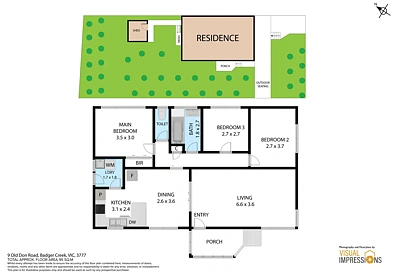 9 Old Don Road, Badger Creek, VIC 3777, 3 slaapkamers, 1 badkamers, House