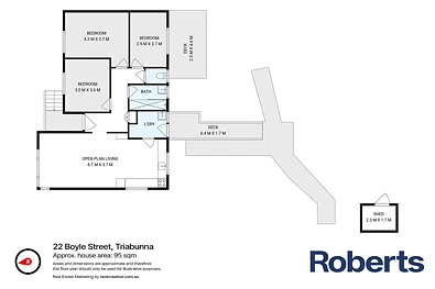 22 Boyle Street, Triabunna, TAS 7190, 3房, 1浴, House