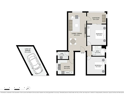 6/53 Caroline Street, East Gosford, Central Coast, 2 rūma, 1 rūma horoi, Apartment