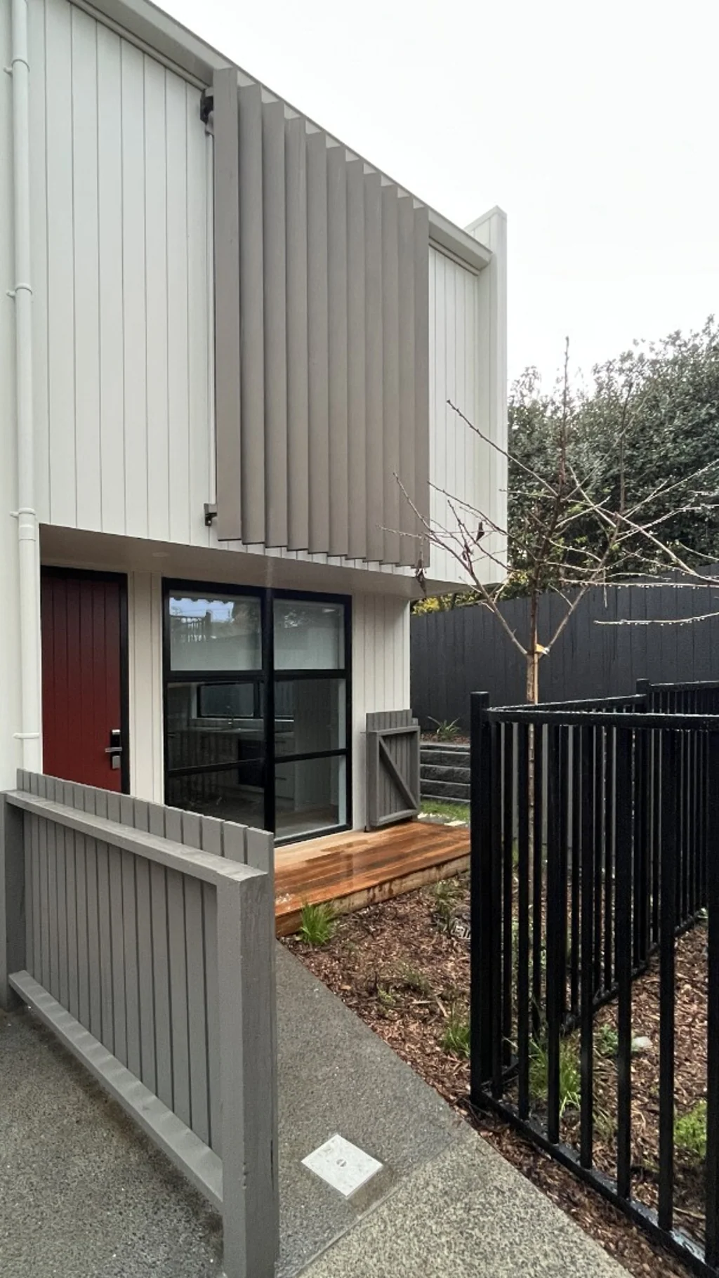 Three bedrooms, low maintenance near new home