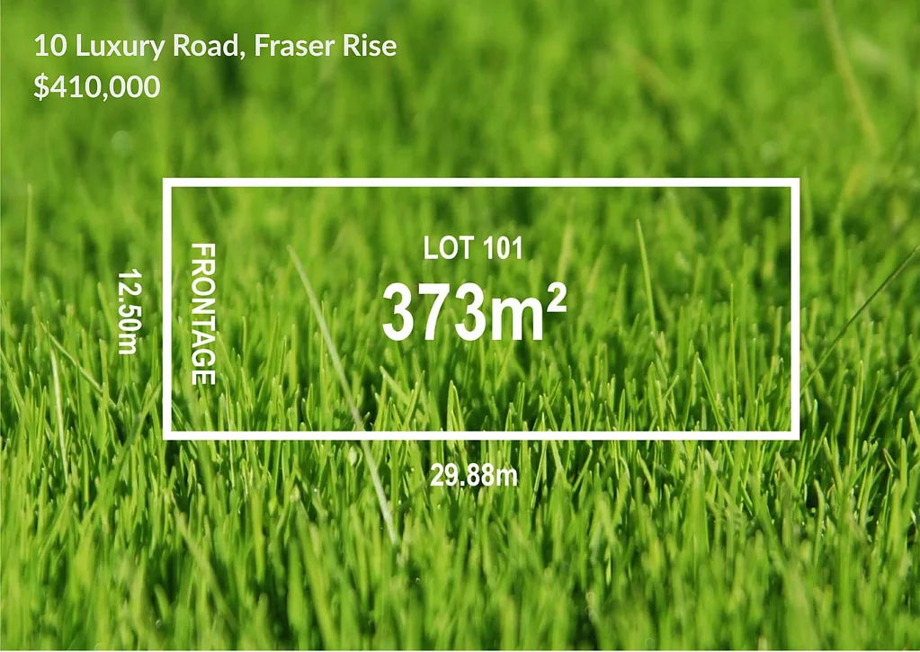 Fraser Rise 优越地段 Fraser Rise 双向入口 土地增值潜力 强劲社区 3年结算首选 生活便利 交通畅达 READY TO BUILD. New Land from $405,000 with only 5% Deposit.