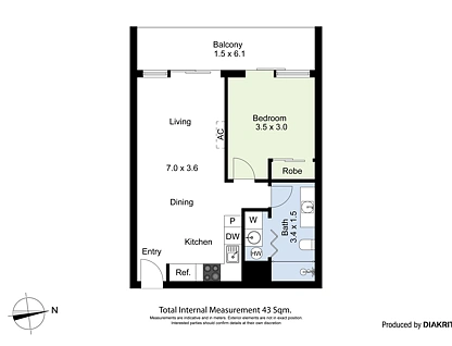 102/26 Beaurepaire Parade, Footscray, Western Melbourne, 1 phòng ngủ, 1 phòng tắm, Apartment