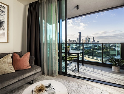 1201/234 Vulture Street, South Brisbane, Brisbane - Inner City Region, 2部屋, 2バスルーム, Apartment