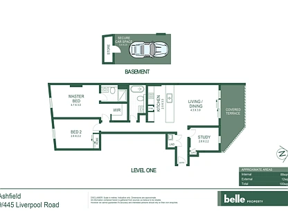 9/445-455 Liverpool Road, Ashfield, Inner West, 2 कमरे, 2 बाथरूम, Apartment