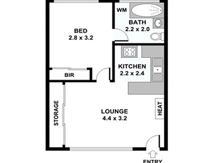 11/12 Carmichael Street, West Footscray, Western Melbourne, 1 침실, 1 욕실, Apartment