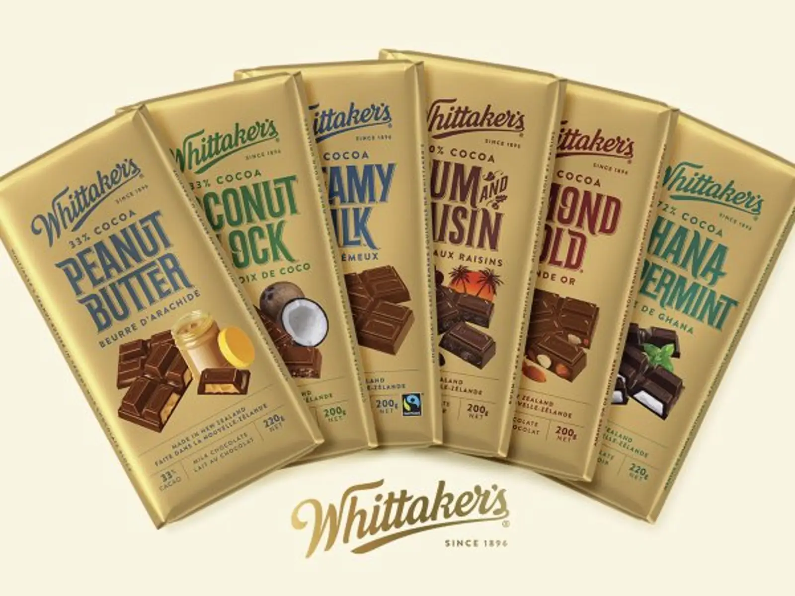 Whittaker巧克力再获新西兰人最信赖品牌 韩国三星落选