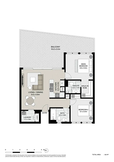 6/8-32 Stanley Street, Townsville City, QLD 4810, 2 રૂમ, 2 બાથરૂમ, Unit