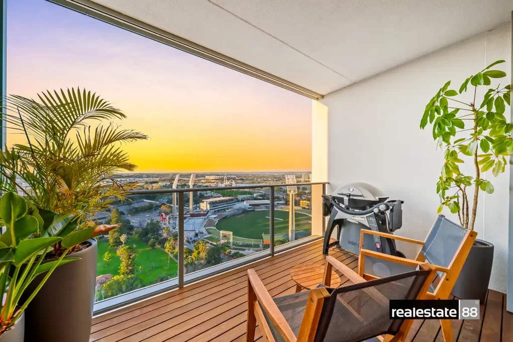 East Perth 2ਬੈੱਡਰੂਮ Level 22 Luxury | Iconic Views | Premium Renovation