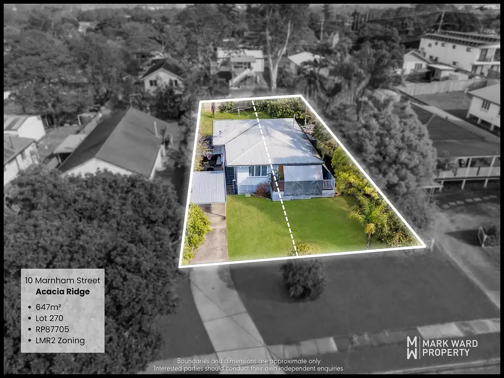Acacia Ridge 3 Bedroom PRIME 647M2 LMR OPPORTUNITY IN A QUIET ACACIA RIDGE POCKET