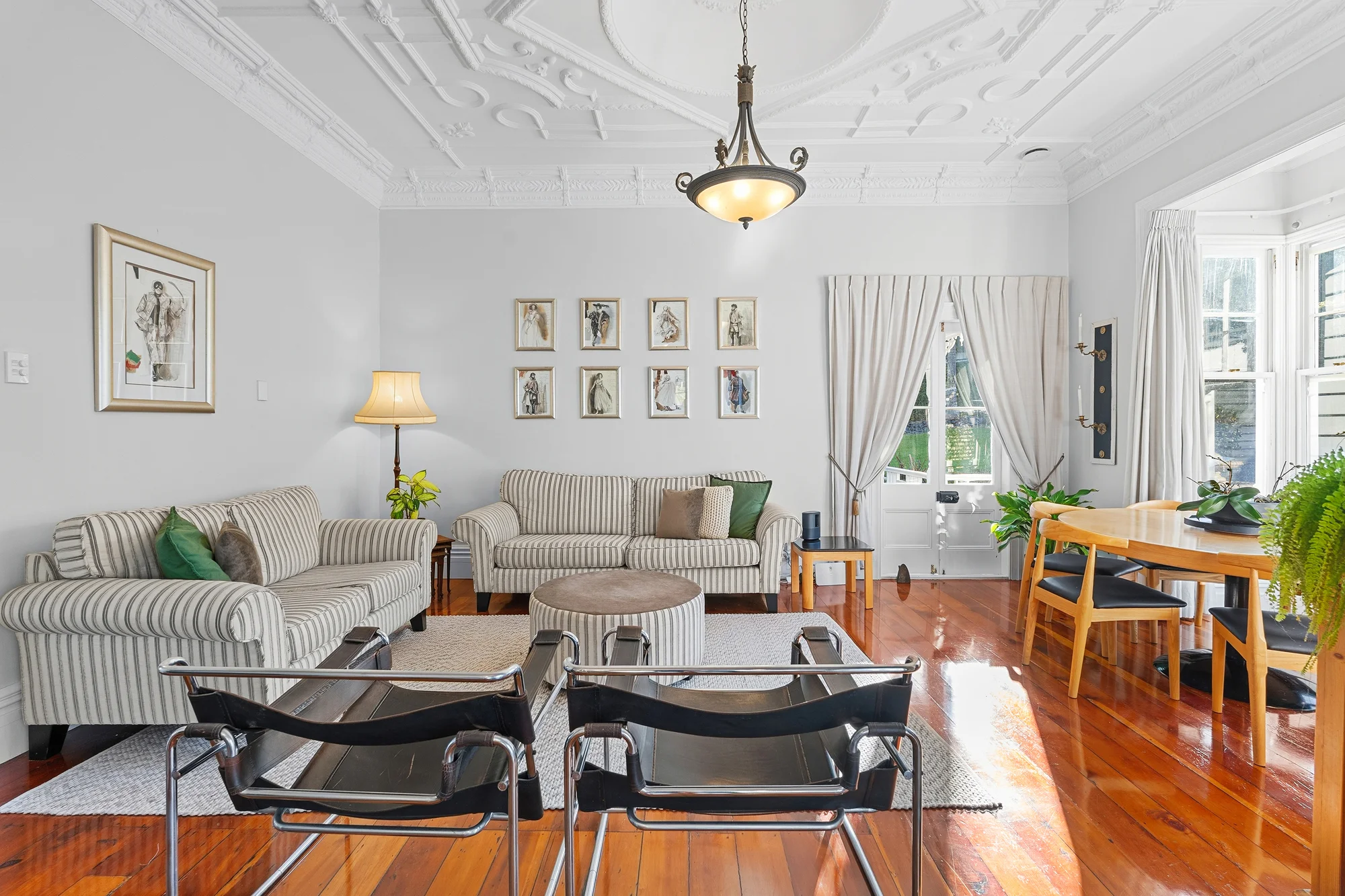 Red Beach 4 Bedroom Grey Lynn Character, Red Beach Living
