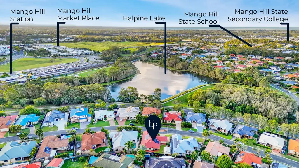 Mango Hill 4कमरा Solid Brick Family Home with Space for Everyone, Side Access and a Powered Shed