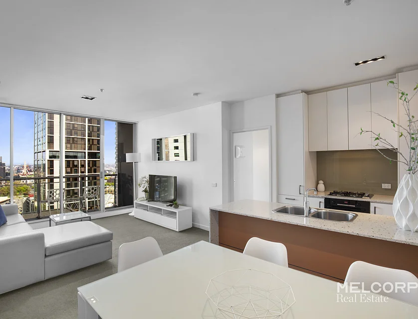 2501a/8 Franklin Street, Melbourne, Melbourne CBD, 2房, 1浴, Apartment