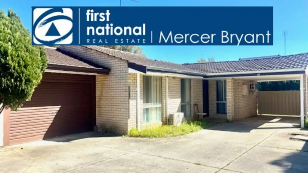 Waroona 2غرفة نوم 2 BEDROOM, 1 BATHROOM BRICK & TILE DUPLEX – GREAT POTENTIAL!
