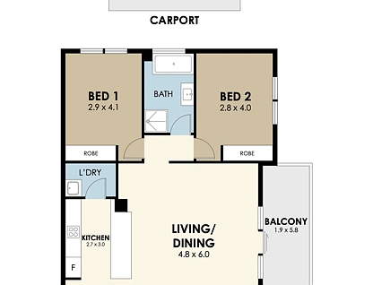 13/56-60 Marlborough Road, Homebush West, Inner West, 2 habitaciones, 1 baños, Apartment