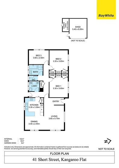 Floor plan - 41 Short Street, Kangaroo Flat, VIC 3555