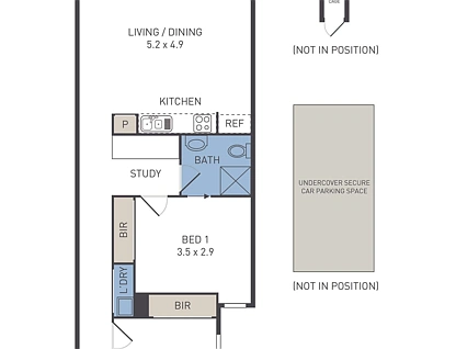 105/368 Geelong Road, West Footscray, Western Melbourne, 2 कमरे, 1 बाथरूम, Apartment
