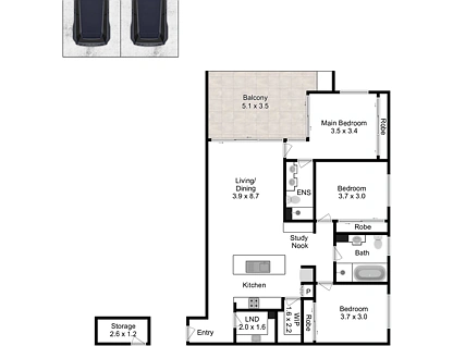201/9 Zillah Street, Stones Corner, Brisbane - Southern Region, 3 Bedrooms, 2 Bathrooms, Apartment