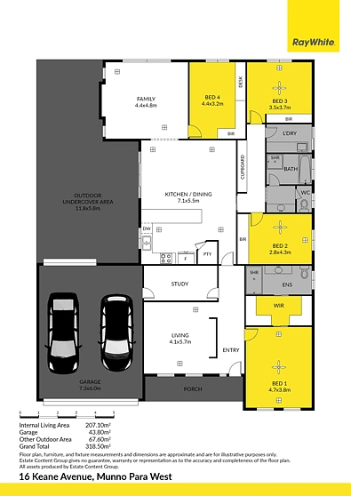 16 Keane Avenue, Munno Para West, SA 5115, 4 slaapkamers, 2 badkamers, House