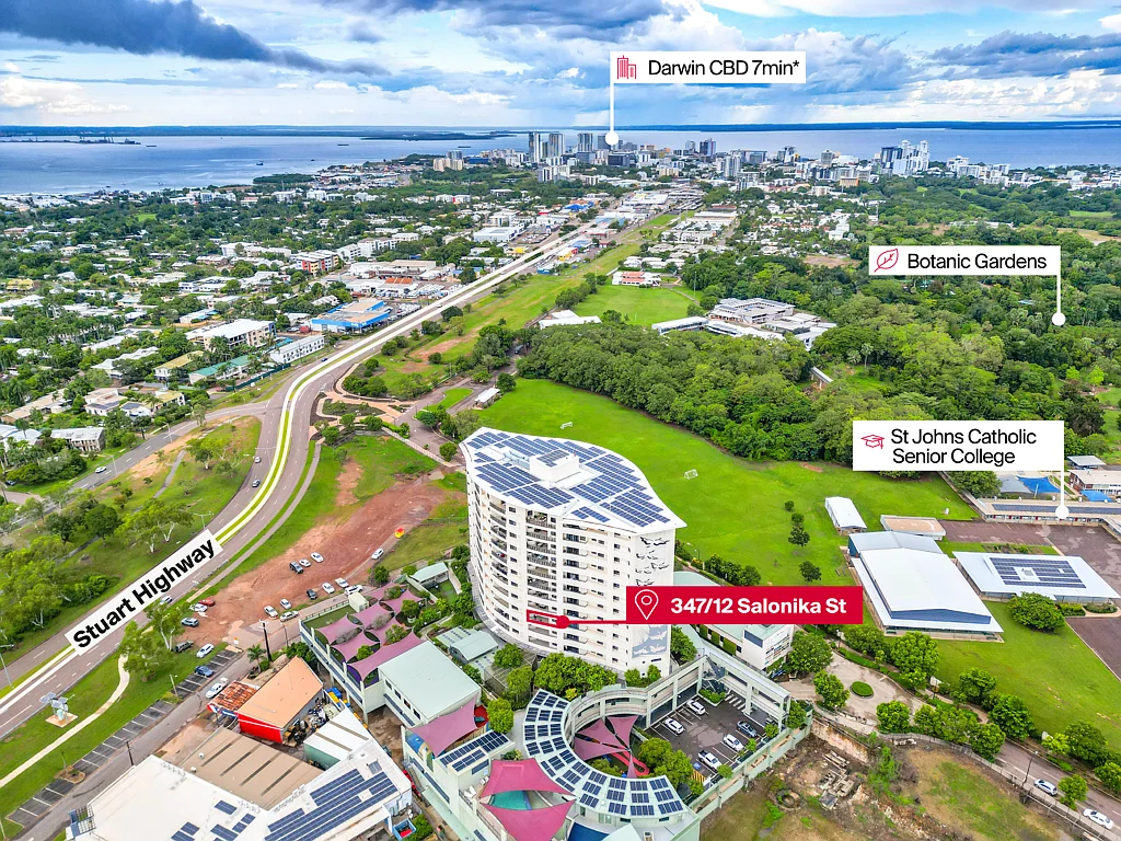 Parap 2房  Trendy Apartment in Prime Locale