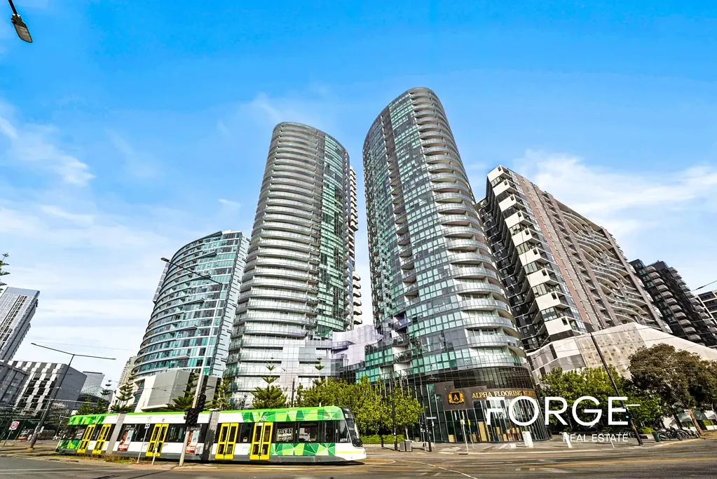 Docklands 2chambre Light-Filled Corner 2-Bedroom Residence with Expansive Open Views