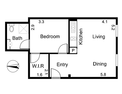 602/45 Victoria Parade, Collingwood, Melbourne CBD, 1房, 1浴, Apartment