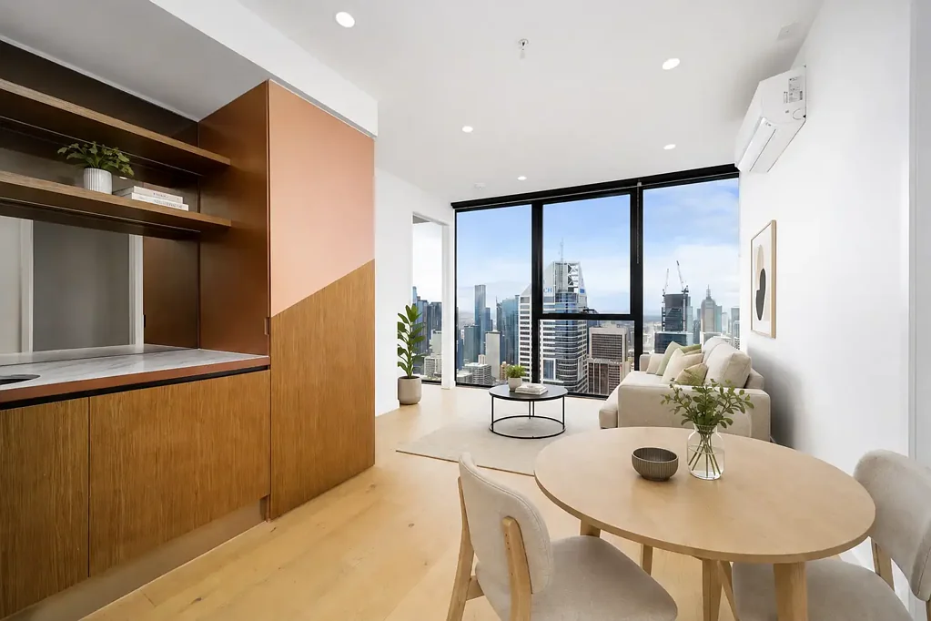 Melbourne 1 Bedroom Sophisticated Sky-High Living in Melbourne's Iconic Premier Tower