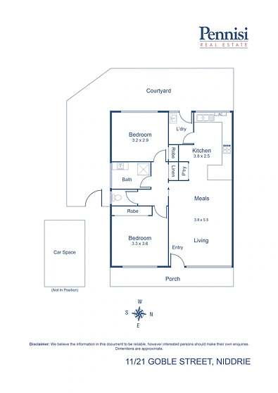 11/25 Goble St, Niddrie, VIC 3042, 2 Bedrooms, 1 Bathrooms, Unit