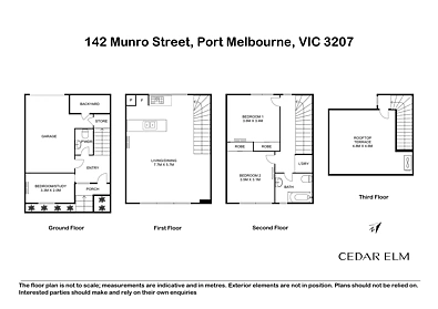 142 Munro Street, Port Melbourne, VIC 3207, 2房, 1浴, Townhouse