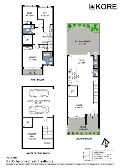 5/35 Tecoma Street, Heathcote, NSW 2233, 3 રૂમ, 2 બાથરૂમ, Townhouse