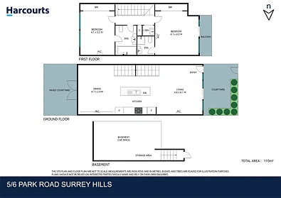 5/6 Park Road, Surrey Hills, VIC 3127, 2房, 2浴, Townhouse