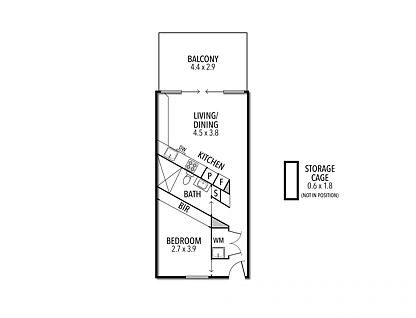 101/80 Stanley Street, Collingwood, Melbourne CBD, 1 rūma, 1 rūma horoi, Apartment