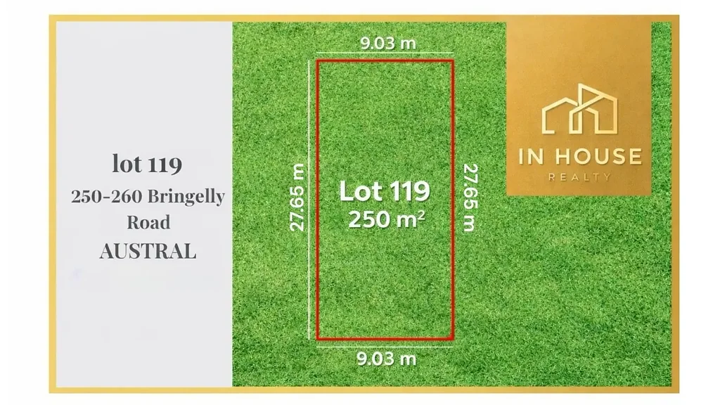 Austral AUSTRAL LAND Premium 250 m² Block in South-West Sydney’s Boom Area | Close to Transport | REGISTRATION MID-2026