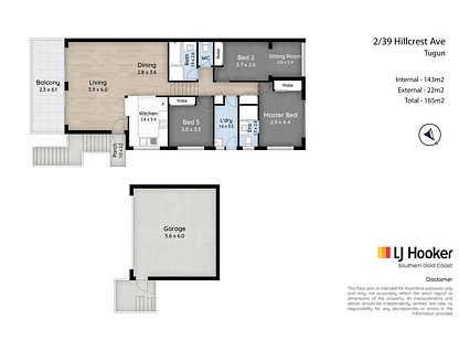 2/39 Hillcrest Avenue, Tugun, Gold Coast, 3 Bedrooms, 2 Bathrooms, Apartment