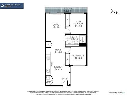 402/589 Elizabeth Street, Melbourne, Melbourne CBD, 2 Kuwarto, 1 Banyo, Apartment