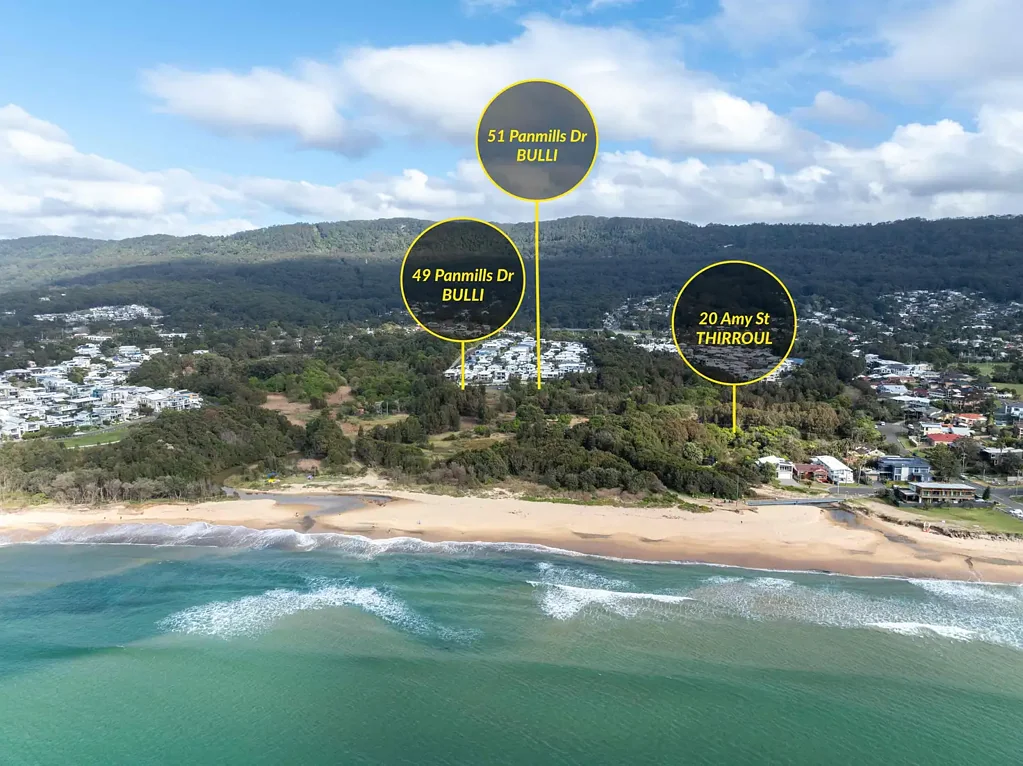 Bulli Once in a lifetime opportunity - 3 BEACHSIDE BLOCKS AVAILABLE