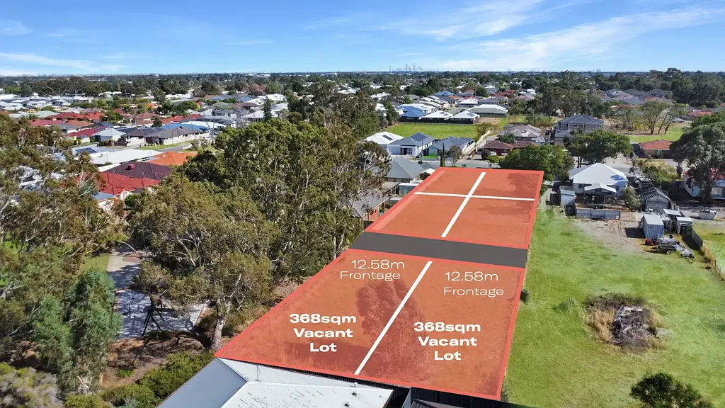 East Cannington Rare Green Title Street Front Land